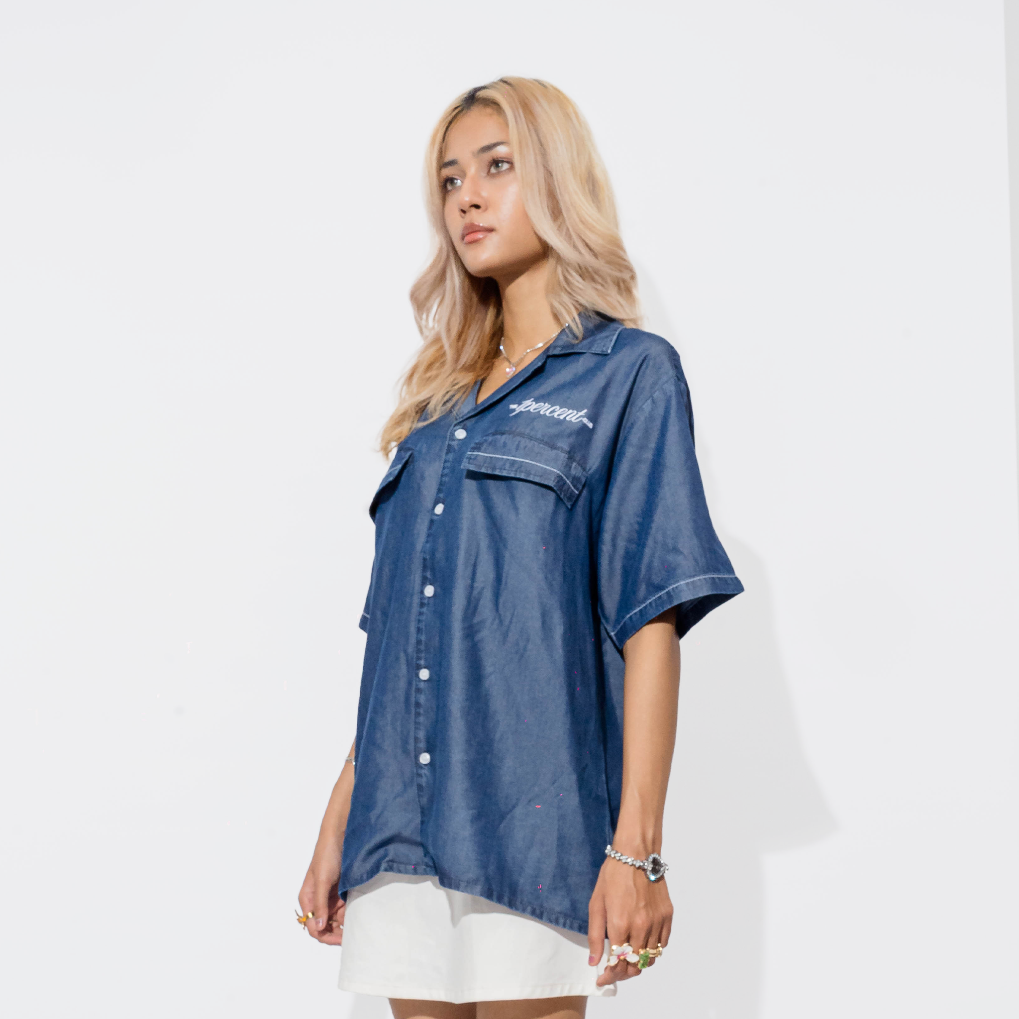 Blueberry Jam Half-Shirt