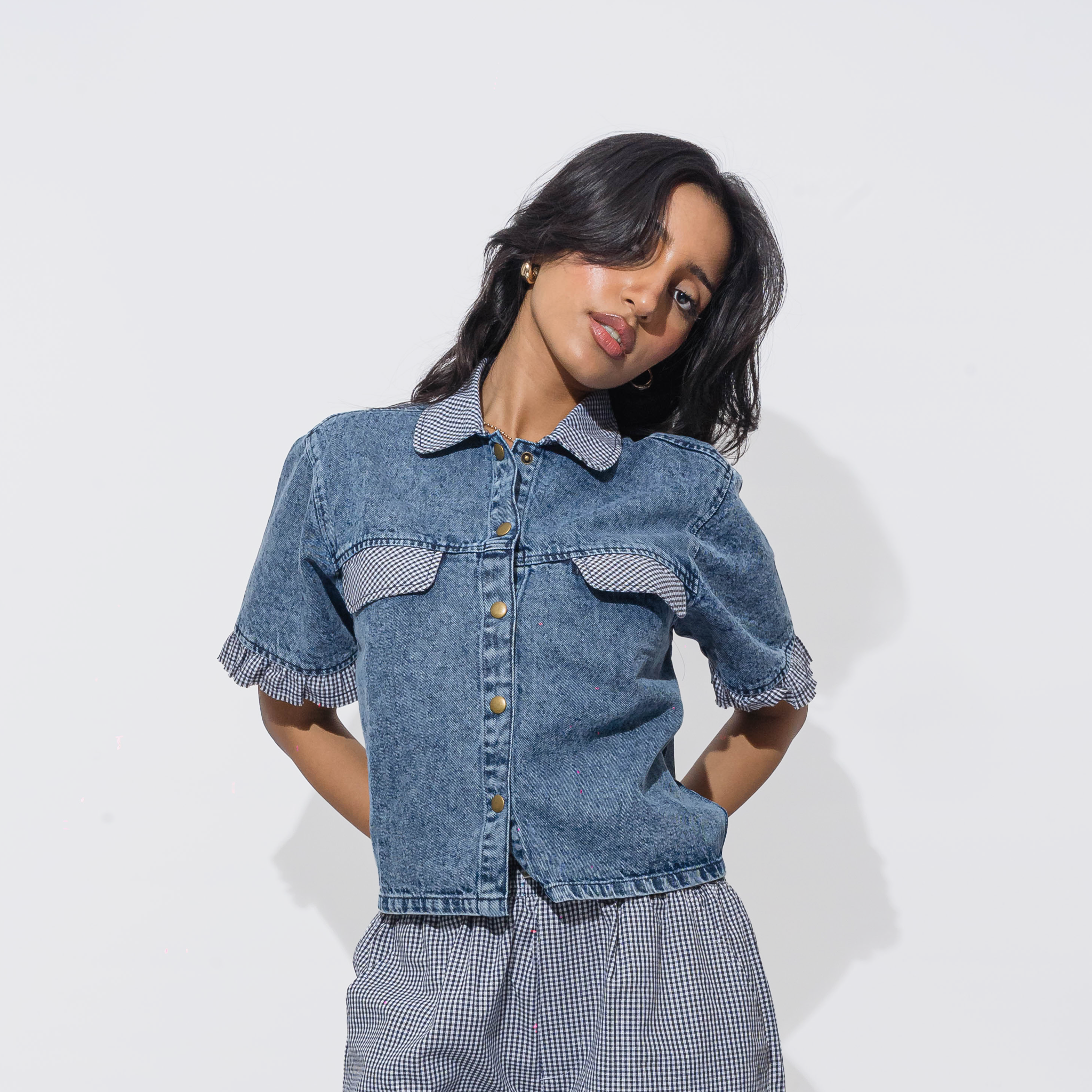 Blueberry Fields Half-Shirt