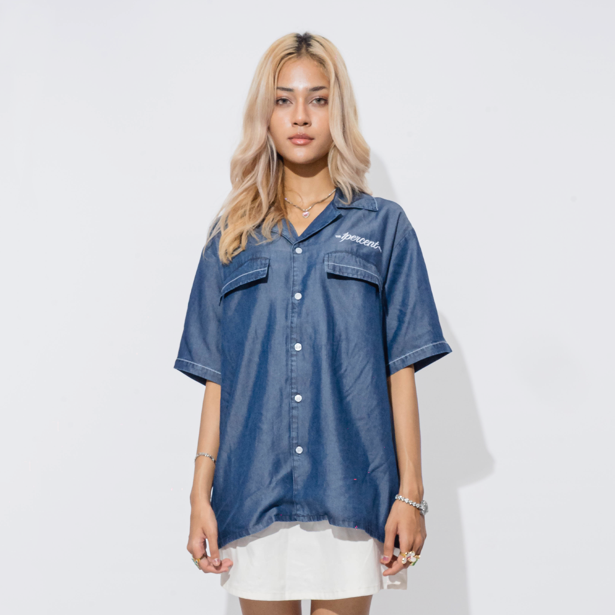 Blueberry Jam Half-Shirt