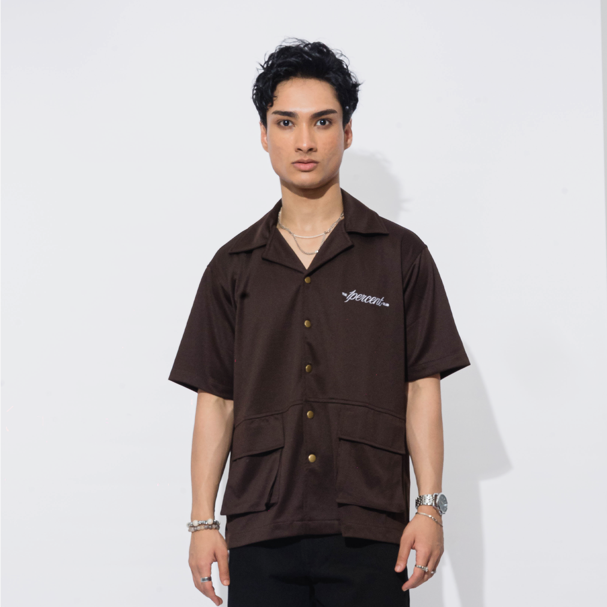 mocha dress shirt Men's Chocolate Dress Shirt @ The Vault in size 17.5 / 36/37