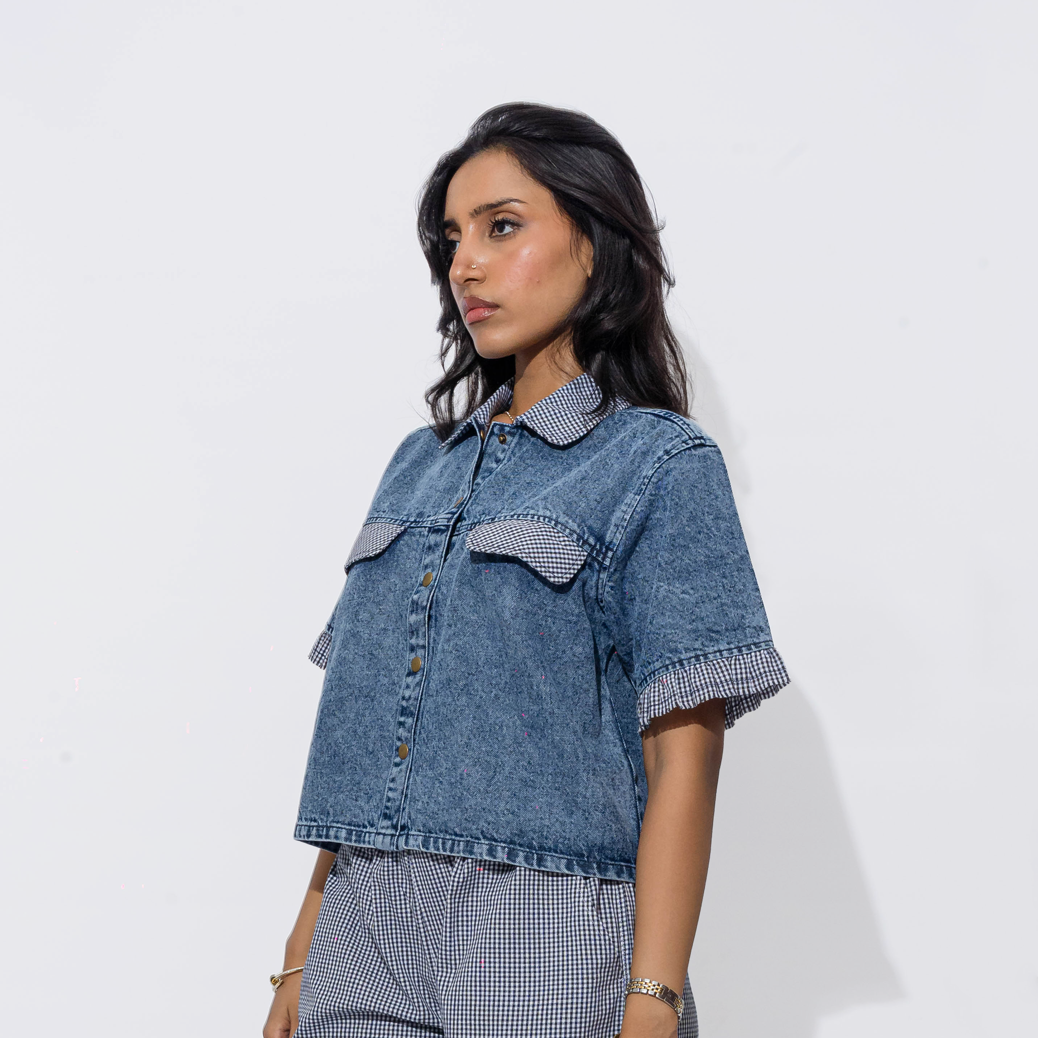 Blueberry Fields Half-Shirt